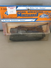 Roco Minitanks English Tank Chieftain Z-200 HO New