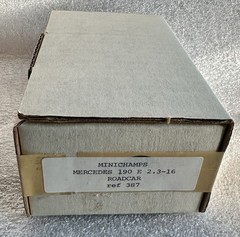 Vintage Minichamps AMR 1/43 Mercedes 190 E Road Car Ref. 387 Metal Model Kit
