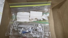 1963 Revell Model Kit 1957 Chevy Chevrolet 1/25 Bel Air Box & Parts Only No Body