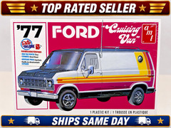 AMT 1977 Ford Cruising Van Model Kit 1:25 Retro Deluxe AMT1108M-SEALED BOX/NEW!