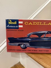 Revell Cadillac Eldorado Brougham Model Kit 1244 Vintage w/ Figures