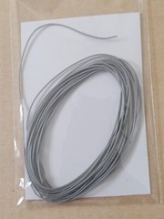 6 Feet Gray Spark Plug Wire 1/24 1/25 Scale With Blue Boot Material