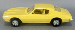 1973 Pontiac Firebird Formula 400 Yellow Dealer Promo Model Car