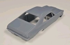 ABS-LIKE RESIN 3D PRINTED 1/25 1968 NOVA PROCHARGER BODY WITH COWL HOOD AND WING