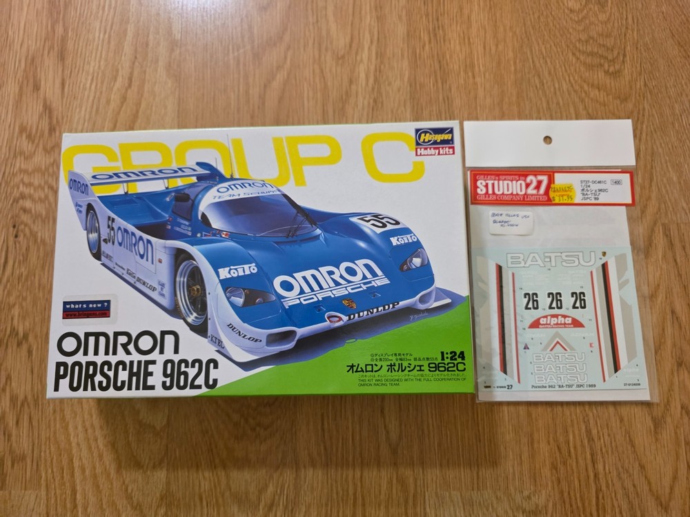 1/24th Hasegawa Porsche 962C Omron/BA-TSU
