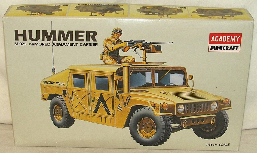 Academy # 1350 Hummer M1025 Armored Jeep/Armament Carrier 1:35 Open Box