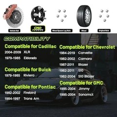 1 Inch Wheel Spacers Hubcentric 5×4.75 Compatible For Camaro 1.0″ (2pc) Black