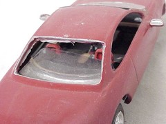 JUNKYARD PARTS RESTORATION CLASSIC RED VINTAGE MODEL KIT CAR VEHICLE