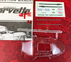 OPEN BOX AMT ERTL 1/25 Model Kit 1963 CHEVROLET CORVETTE STINGRAY Skill Level 2