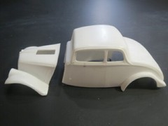 33′ Willys Stock Roof Coupe 1/25 Resin Body From Fremont Racing Specialties