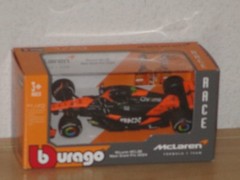 Burago Mclaren Fomula 1 Team MCL 38 Model Car Scale 1:43 Lando Norris New Box