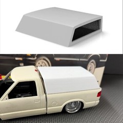 1:20 Chevy S-Series Bed Topper with no side windows. Model kit not included.