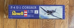 REVELL F-4 U-1 CORSAIR 1/72 scale model kit #04112 (sealed)