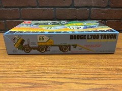 AMT 1/25 Scale Dodge L700 Truck w/Flatbed Racing Trailer Model Kit