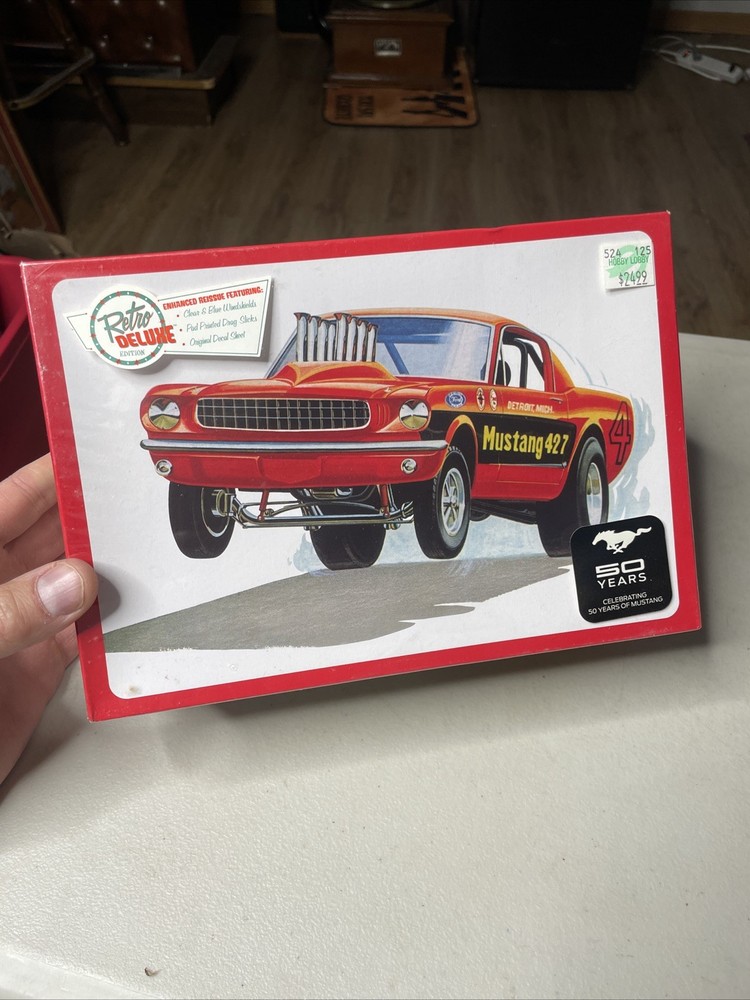 AMT Retro Deluxe Super Boss Mustang GT 427 Funny Car 1:25 Model Kit FACTORY SEAL