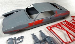 Jo-Han 1972 AMC Javelin AMX Pro Stock 1/25 Model Kit GC-1600 – Boxed Nacho Varga