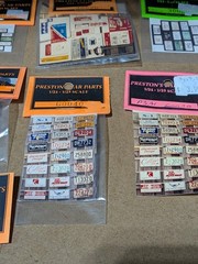 Prestons Car Parts – #9 – 1:24 Scale – Assorted License Plate Decals – NOS