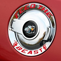 for Dodge Challenger Accessories-Gas Tank Door Cover Overlay For Unique Style