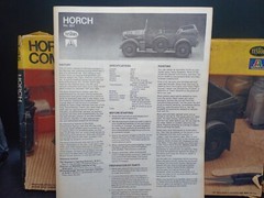 Testors Italeri Horch Command Car 1/35 Scale Model Kit #851 New Inside