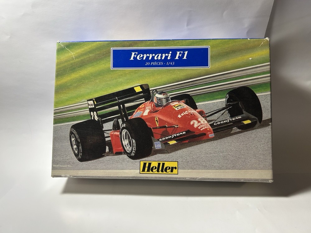 Three Car Set Heller F1 1/43 Model Car Kit Ferrari Mac Laren Williams