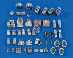 Verlinden 1/35 German Military Vehicle Stowage and Accessories Set WWII 1550