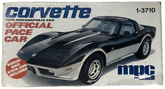 MPC Corvette 1978 Indianapolis 500 Official Pace Car Vtg 1978 1:25 Model Kit NEW