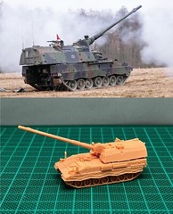 1/144 German PZH-2000 155mm SPG (fine detail) Resin Kit