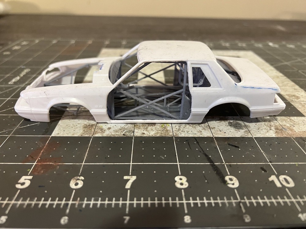 3dPrinted Chassis For Revell ’90 Mustang LX 5.0 1:25 Scale Model Kit W/rear end