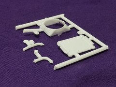 1969 Camaro RADIATOR , SHROUD & HOSES from Revell 1:25 Model Kit 69