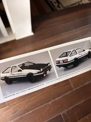 Aoshima 1/24 Initial D Takahashi Ryosuke FC3S MAZDA RX-7 Plastic Model Kit