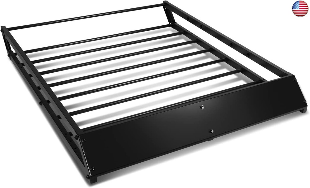 DNA Motoring Universal Tubular Bar/Box Frame Rooftop Cargo Carrier Basket with