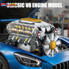 V8 Combustion Engine Model Kit That Runs – Build Your Own STEM Mini V8