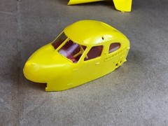 1961 Aerocar Gladen Model kit THE FLYING AUTOMOBILE Plane No. K-66-1-98 ~ AS-IS