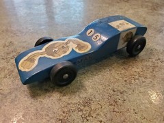 Vintage Wood BSA Pinewood 7″ Derby Car