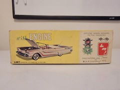 *Rare / Vintage* AMT 1960 Chevy Corvette Convertible Model Car Box #149