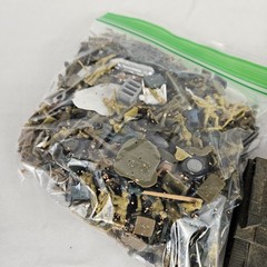 Graveyard Lot of Plastic Model Tanks & Figures – Over 1 Pound