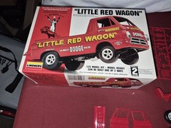 LIndberg 1:25 LIttle Red Wagon Model Kit # 72158 Please check photos