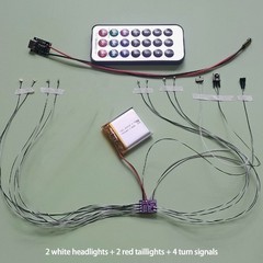 1/24or18 Universal Lighting kitS police Model cars Modific Remote Control LED