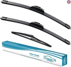 VTOGOI Wiper Blades With Rear Wiper Blades Set For 2015-2020 Land Rover