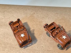 ROCO HO Minitanks Z-143.25 – (2) Jeep M 38 A 1 NO MACHINE GUN Customized Austria
