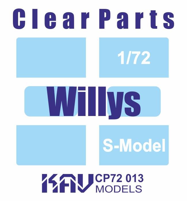 1:72 Window Tint Film for scale model Willys MB S Model PS720046