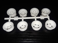 1/25 scale Model car parts MPC modified stocker wheels