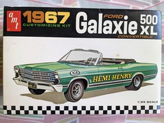 *ULTRA RARE! *ORIGINAL VINTAGE AMT 1967 GALAXIE 500 XL CONV KIT **100% COMPLETE!