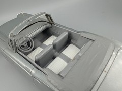 1959 FORD GALAXIE SILVER CONVERTIBLE 1/25 scale – PROMO Friction 2 Tone Interior