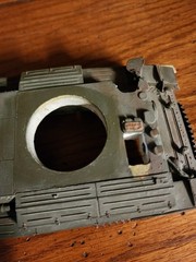 *RESTORATION REQUIRED Vintage British Cromwell Mk. IV (A27M)) WWII, Heavy Resin