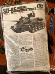 BAGGED TAMIYA RUSSIAN TANK DESTROYER SU-85 SCALE 1/35 SERIES MODEL KIT