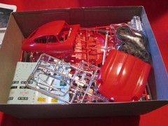 REVELL PLASTIC MODEL KIT JAGUAR XK-E (E-TYPE) 1/24 SCALE MODEL CAR 85-4509 used