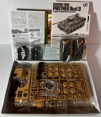 High-End Lot Parts Sealed Tamiya 35345 1/35 Scale Panther & 2 Tamiya Detail Sets