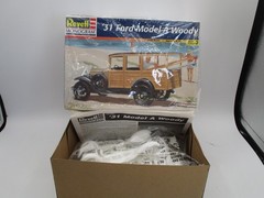 1/25 SCALE REVELL MODEL KIT OPENED / SEALED PARTS ’32 FORD MODEL A WOODY