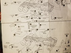 Kenworth W-925 CAB MOUNTS & SLEEPER MOUNTS from AMT 1:25 Model Kit